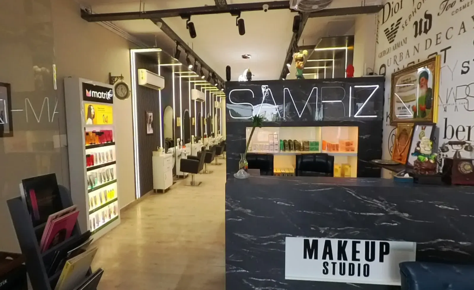 Inside Samriz Hair and Beauty Salon