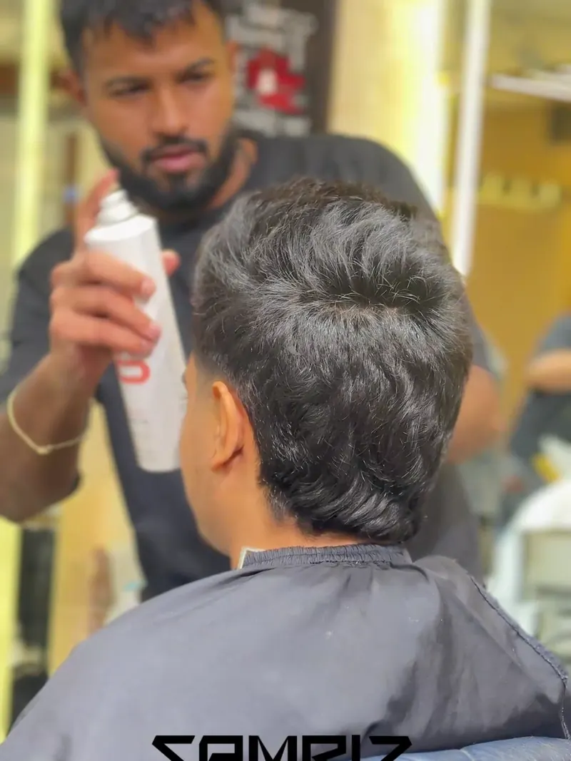 Men styling at Samriz
